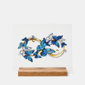 Symbol Infinity of Blue Morpho Butterflies (Recto)