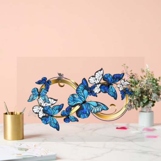 Symbol Infinity of Blue Morpho Butterflies (Mariage)