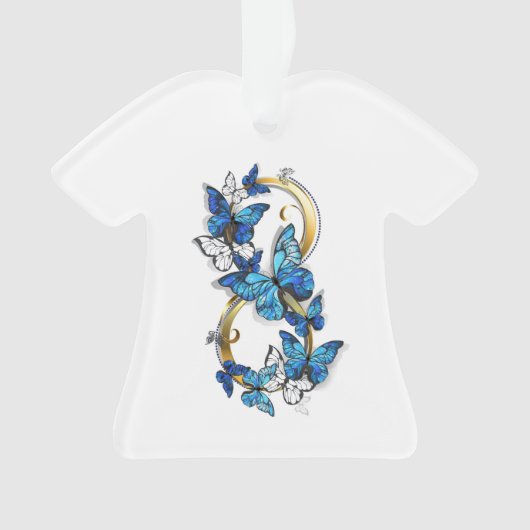 Symbol Infinity of Blue Morpho Butterflies (devant)