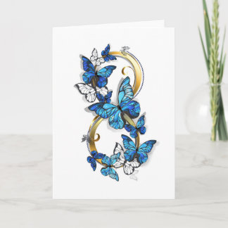 Symbol Infinity of Blue Morpho Butterflies Aankondiging