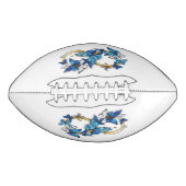 Symbol Infinity of Blue Morpho Butterflies American Football (Voorkant)