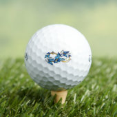 Symbol Infinity of Blue Morpho Butterflies Golfballen (Insitu Shirt)