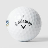 Symbol Infinity of Blue Morpho Butterflies Golfballen (Logo)