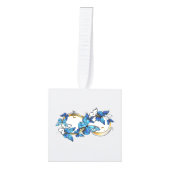 Symbol Infinity of Blue Morpho Butterflies Kubus Ornament (Voorkant)