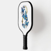 Symbol Infinity of Blue Morpho Butterflies Pickleball Paddle (Links)