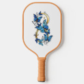 Symbol Infinity of Blue Morpho Butterflies Pickleball Paddle (Achterkant)