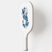 Symbol Infinity of Blue Morpho Butterflies Pickleball Paddle (Links)