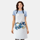 Symbol Infinity of Blue Morpho Butterflies Schort (Gedragen)