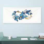 Symbol Infinity of Blue Morpho Butterflies Spandoek (Beurs)