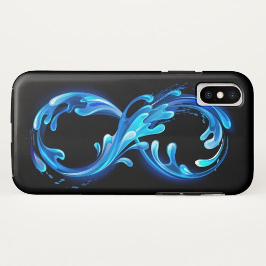 Symbol Infinity of Cold Clear Water Case-Mate iPhone Case (Achterkant (horizontaal))
