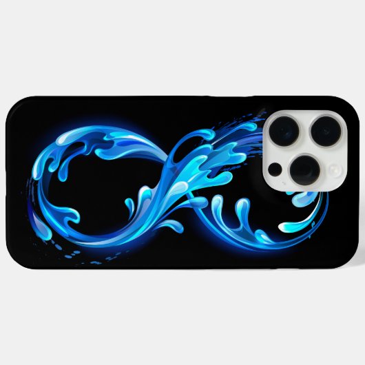 Symbol Infinity of Cold Clear Water Case-Mate iPhone Case (Achterkant (horizontaal))