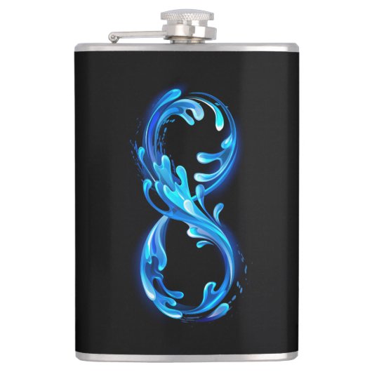 Symbol Infinity of Cold Clear Water Heupfles (Voorkant)