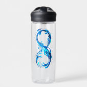 Symbol Infinity of Cold Clear Water Waterfles (Voorkant)