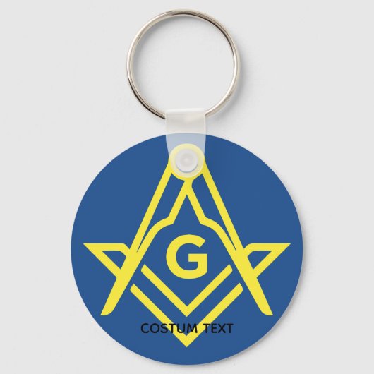 Symbol masonic sleutelhanger (Voorkant)
