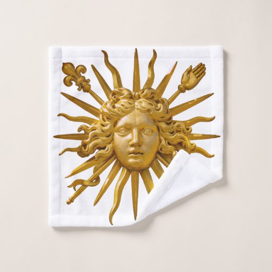 Symbol of Louis XIV the Sun King (Gant de toilette)