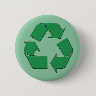 SYMBOL recyclen Ronde Button 5,7 Cm