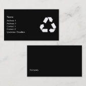SYMBOL recyclen Visitekaartje (Voorkant / Achterkant)