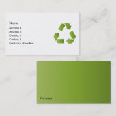 SYMBOL recyclen Visitekaartje (Voorkant / Achterkant)