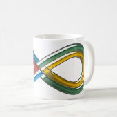 Symbol Unendlich infinit infinity Koffiemok (Voorkant rechts)