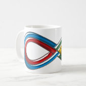 Symbol Unendlich infinit infinity Koffiemok (Voorkant links)