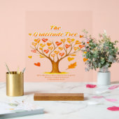 Symbole acrylique 'Arbre de Gratitude' (Mariage)