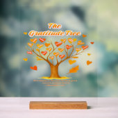 Symbole acrylique 'Arbre de Gratitude' (Neutre)