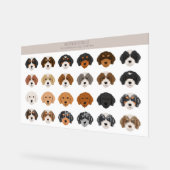 SYMBOLE ACrylique Bernedoodle (Angle)