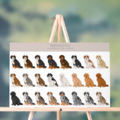 SYMBOLE ACrylique Bernedoodle (Neutre)