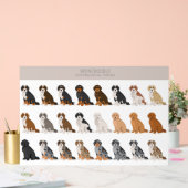 SYMBOLE ACrylique Bernedoodle (Mariage)