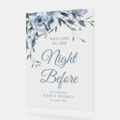 Symbole acrylique bleu poussiéreux (Angle)