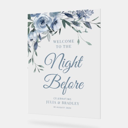 Symbole acrylique bleu poussiéreux (Angle)