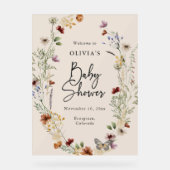 Symbole acrylique Boho Baby Douche (Recto)