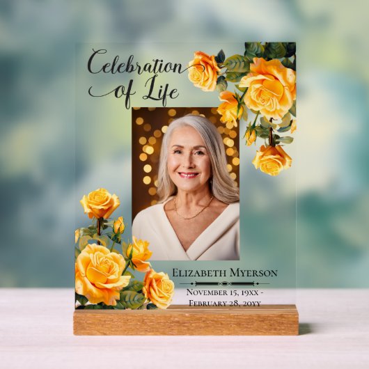 Symbole acrylique commémoratif de la fête de la vi (Neutre)