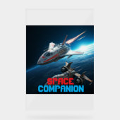 Symbole acrylique compagnon spatial (Recto)