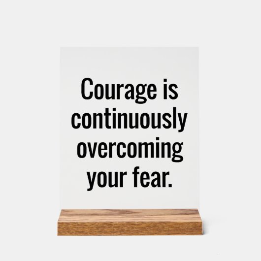 SYMBOLE ACrylique Courage (Recto)