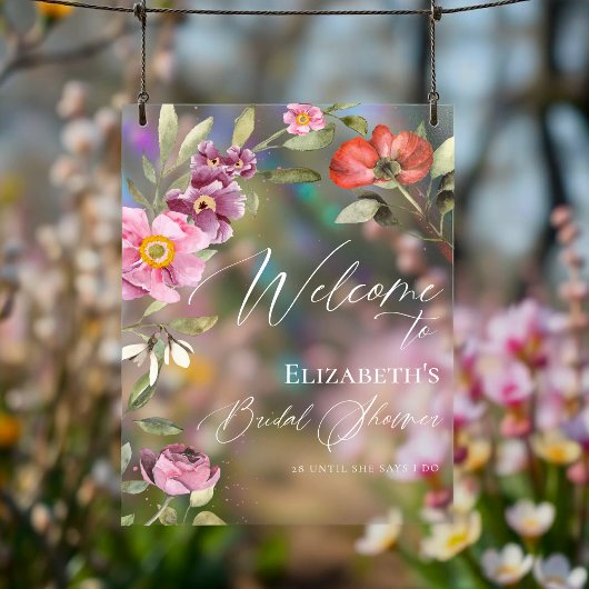 SYMBOLE ACrylique D'ACCUEIL DE Fête des mariées Fl