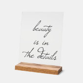 Symbole acrylique de beauté (Angle)