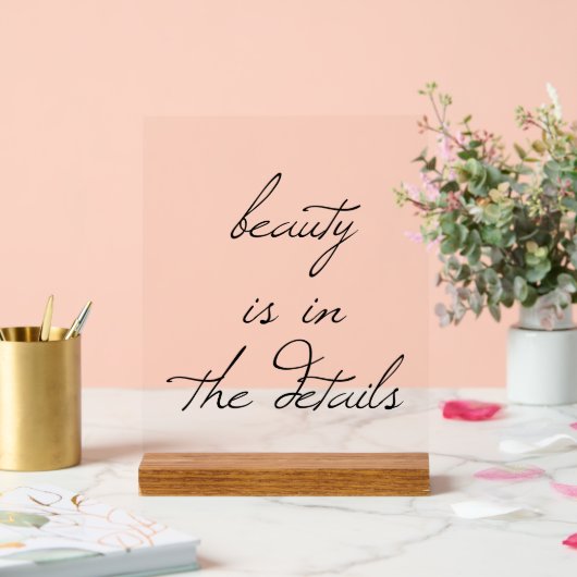 Symbole acrylique de beauté (Mariage)