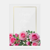 Symbole acrylique de bienvenue de mariage personna (Recto)