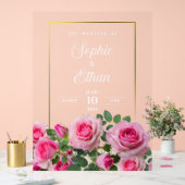 Symbole acrylique de bienvenue de mariage personna (Mariage)