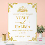 SYMBOLE ACrylique DE BIENVENUE Mariage musulman (Mariage)