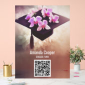 Symbole acrylique de graduation des orchidées uniq (Mariage)