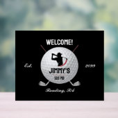 Symbole acrylique de la barre de golf classique pe (Neutre)