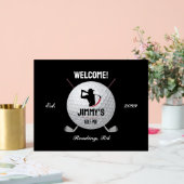 Symbole acrylique de la barre de golf classique pe (Mariage)