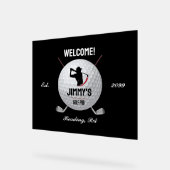 Symbole acrylique de la barre de golf classique pe (Angle)