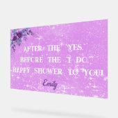 Symbole acrylique de la douche nuptiale (Angle)