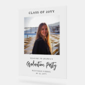 Symbole acrylique de la fête de bienvenue (Angle)