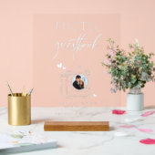 Symbole acrylique de l'appareil photo unique du li (Mariage)