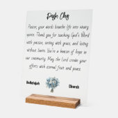 Symbole acrylique de l'appréciation du pasteur ble (Angle)