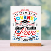 Symbole acrylique de l'autisme (Neutre)